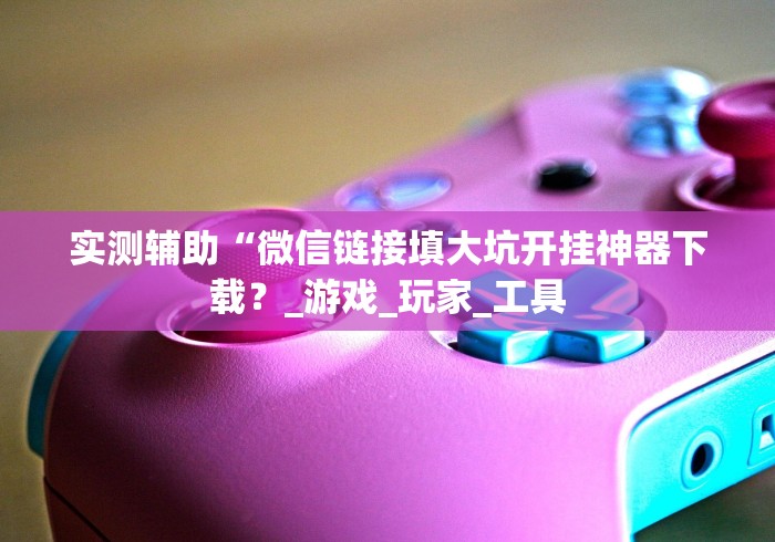 实测辅助“微信链接填大坑开挂神器下载？_游戏_玩家_工具