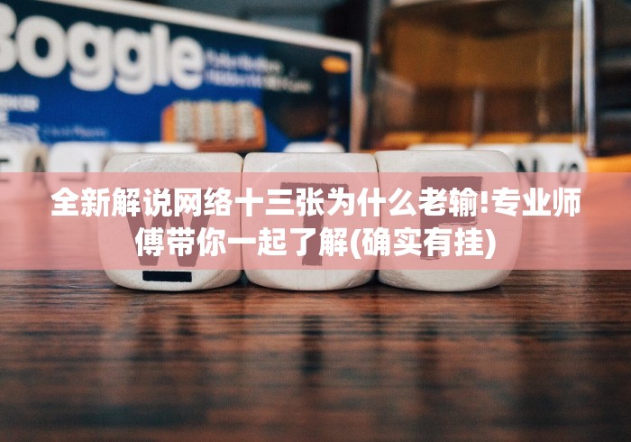 全新解说网络十三张为什么老输!专业师傅带你一起了解(确实有挂)