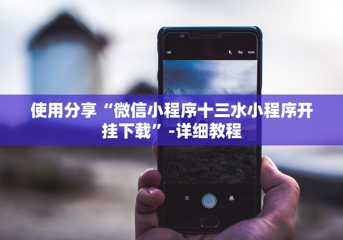 使用分享“微信小程序十三水小程序开挂下载”-详细教程